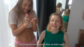 — Стой, тут же подружка! — Ну пусть она глаза закроет, я секса хочу